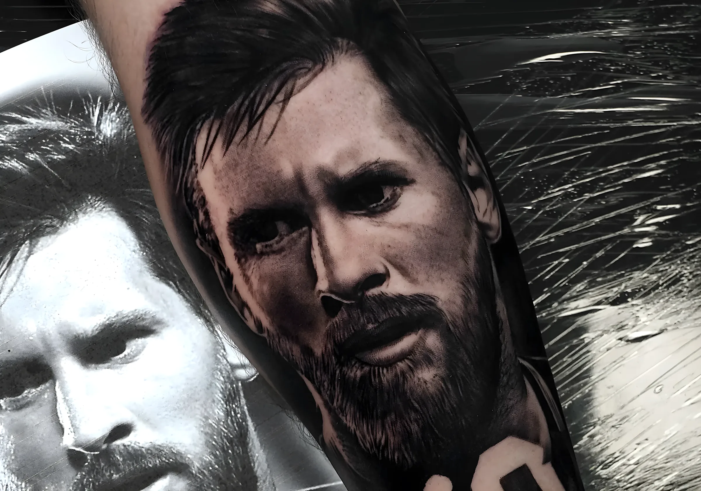 Spartan statement realism tattoo